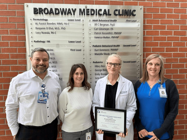 Broadway Medical Clinic Quality Award