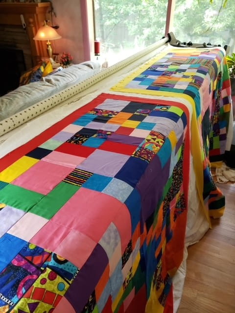 Colorful quilt