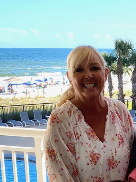 Photo of Mary Basile at the beach