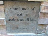 Shakespeare plaque