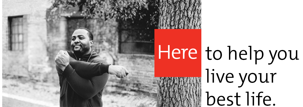 Male bariatrics patient stretching