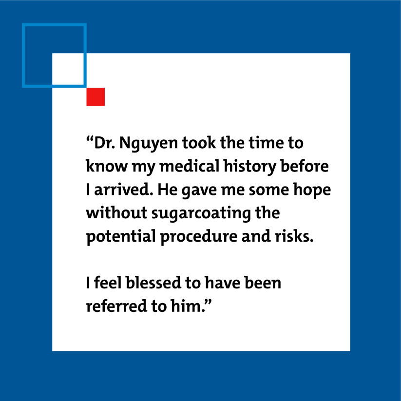Dr. Nguyen patient review