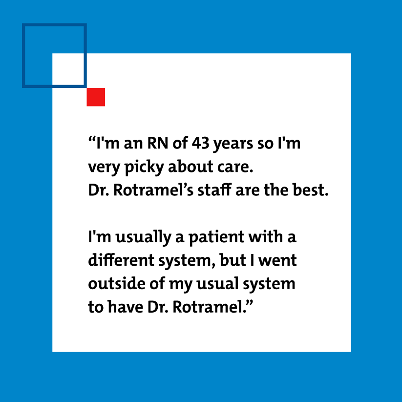 Dr. Rotramel patient review