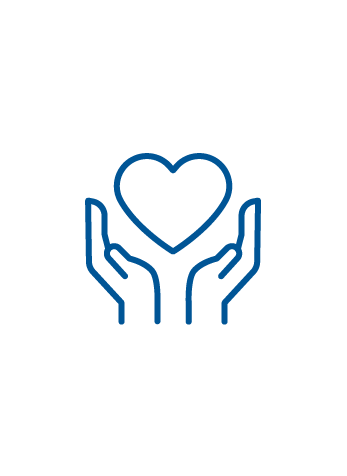 icon of heart and hands 