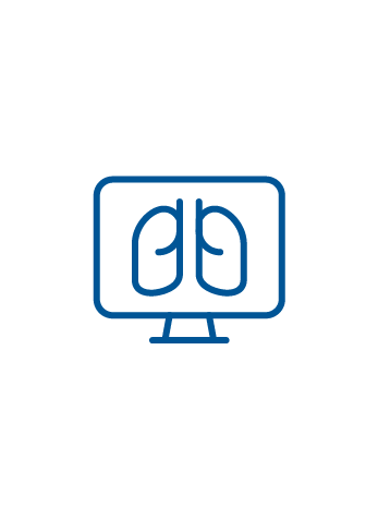lung cancer screening icon