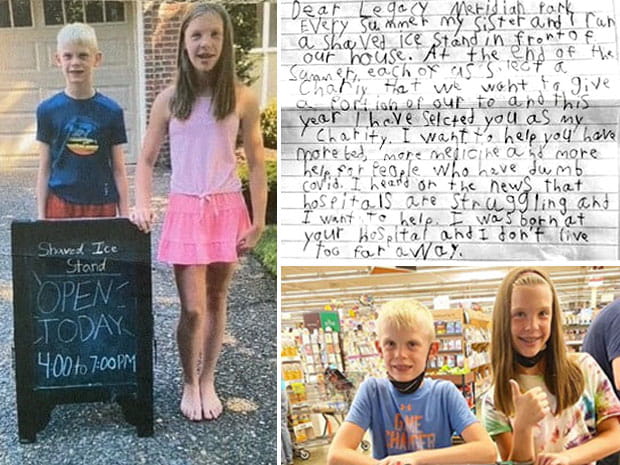 Young entrepreneurs donate to Legacy