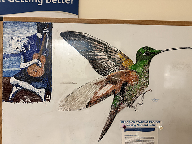 Whiteboard art by Dr. Stageman 