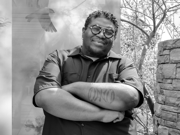 Black and white photo of David Jones