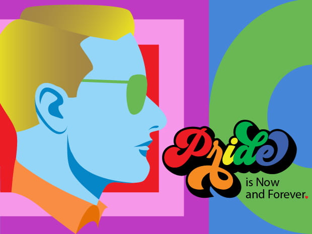 Colorful graphic of Zach McCall