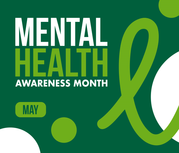 Green Mental Health Awareness Month graphic