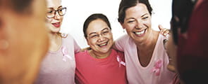 Breast cancer support group of women