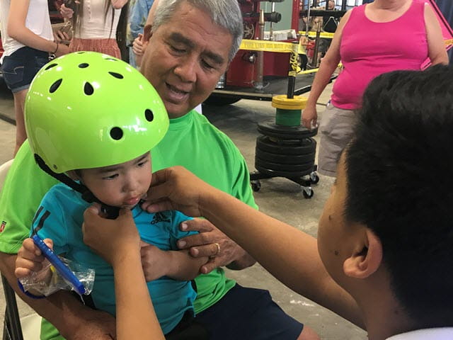 Bike helmets in community 