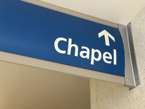 Chapel sign