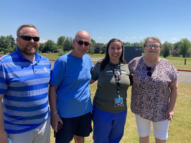 Three Legacy Mount Hood Medical Center employees